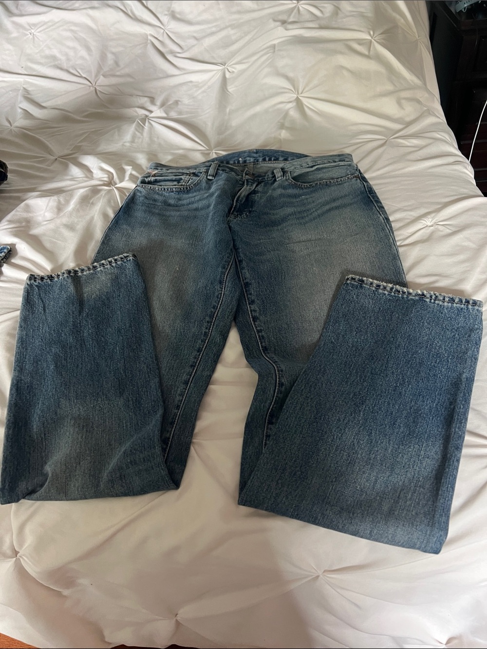 Ralph Lauren Men's Relaxed Blue Denim Jeans